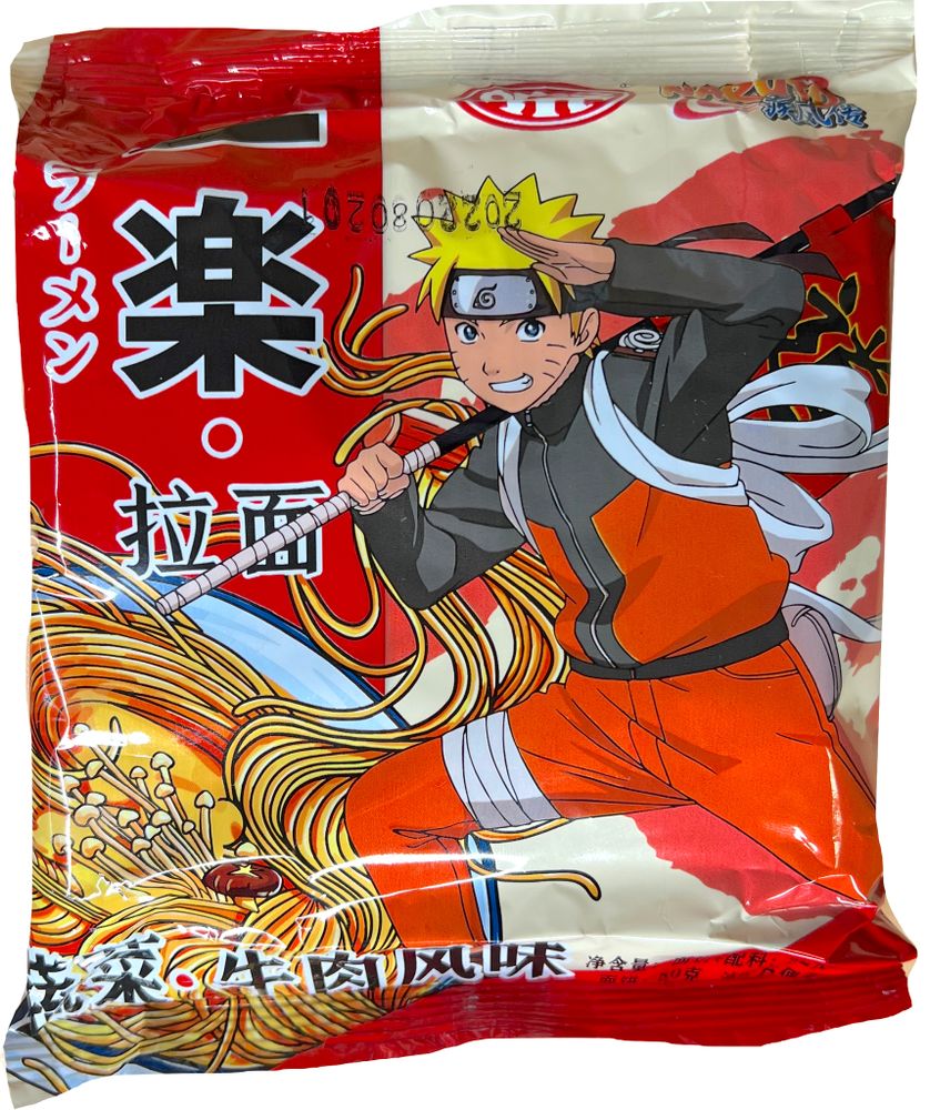 Лапша со вкусом Говядины Naruto 92 г