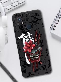 Чехол для Xiaomi Redmi 12C и Poco C55 с принтом
