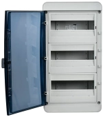 Корпус пластиковый КМПн-36 IP65 черная прозрачная дверь TEKFOR IEK