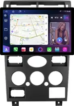 Магнитола для Ford Mondeo 3 2000-2006 (кондиционер) - FarCar S500+TS105 монитор 13" 2K QLED на Android 14, Быстрая, CarPlay, 4G SIM-слот