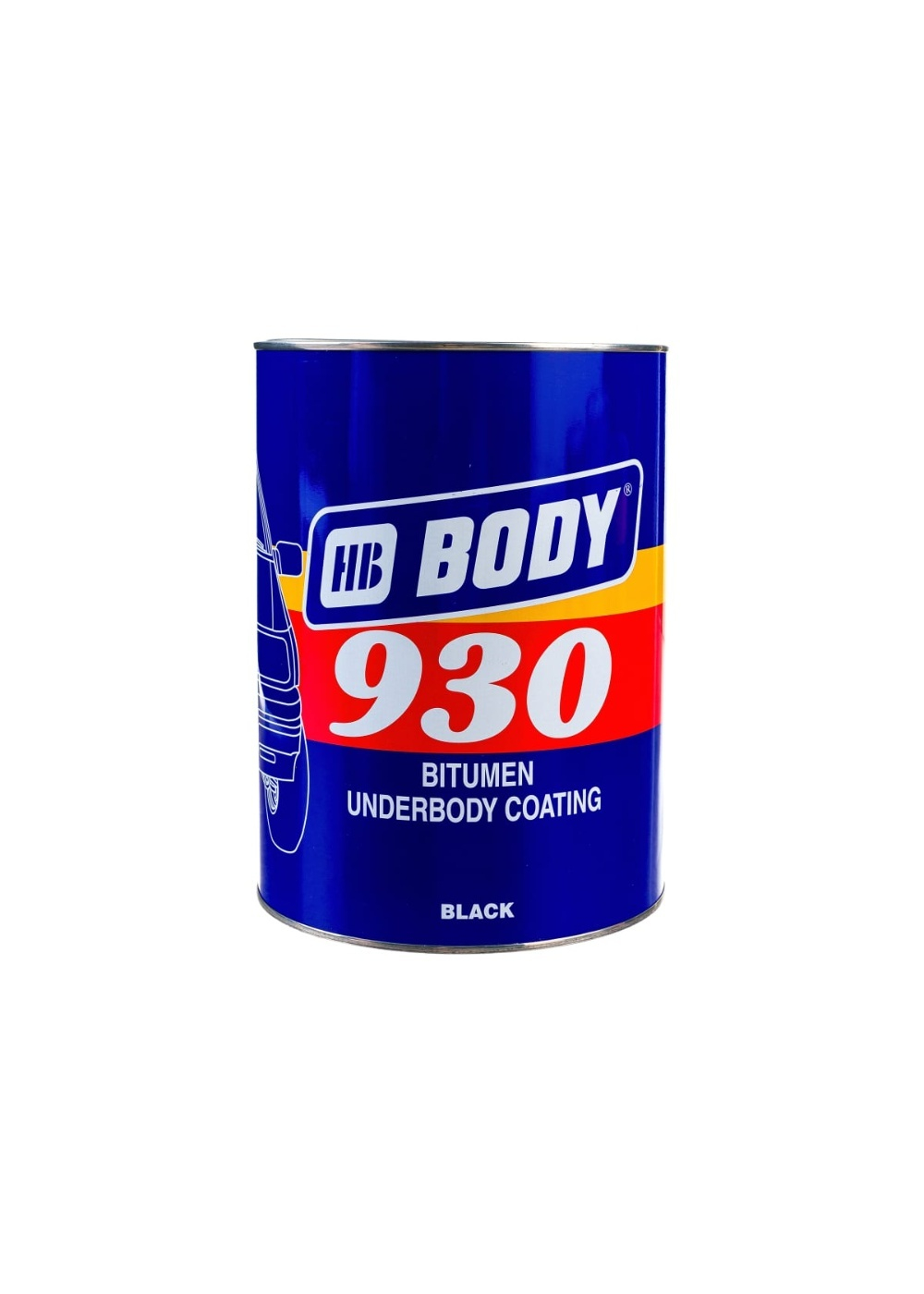 Антигравий 930 Bitumen (для UBS) Черный 5л банка