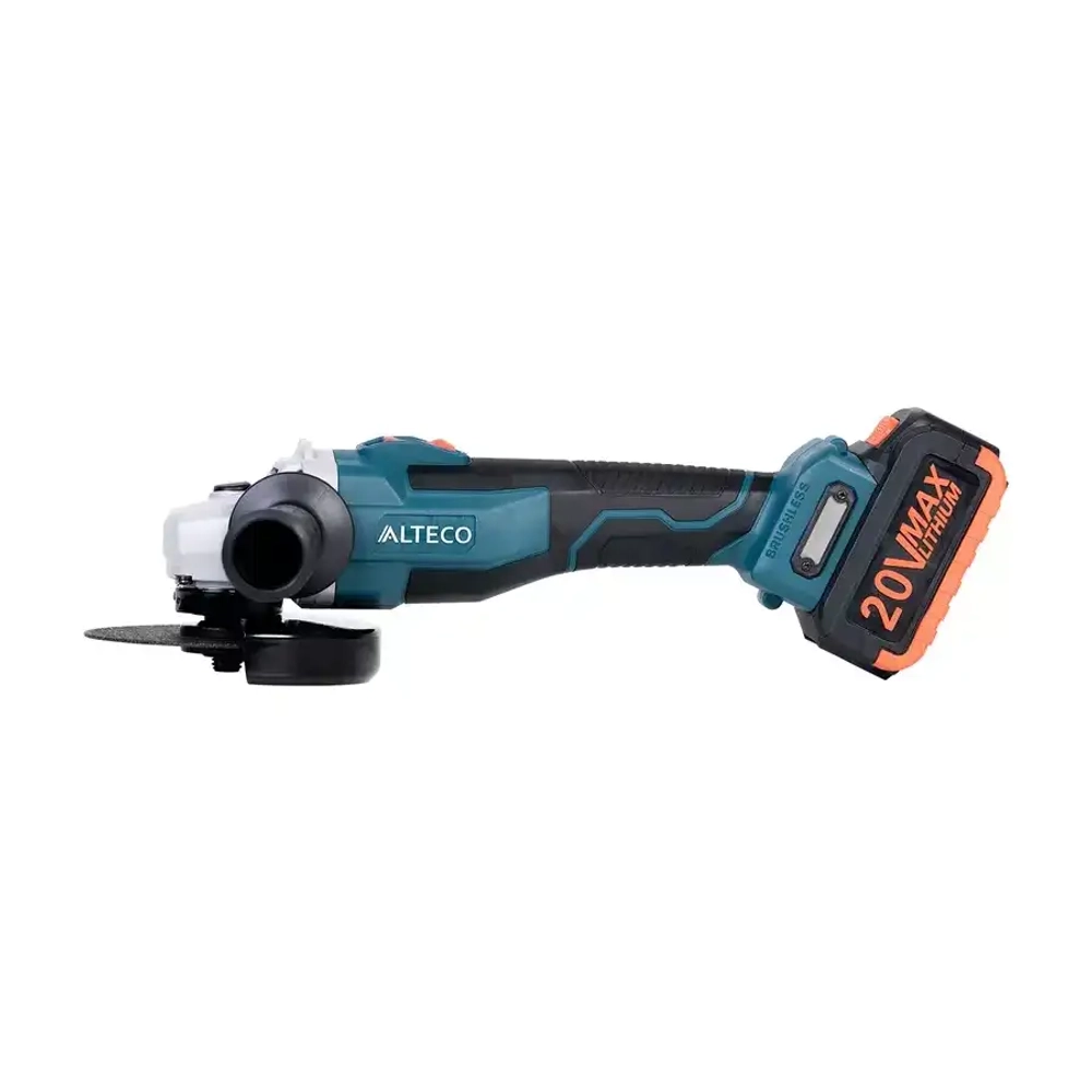 Бесщёточная аккумуляторная угловая шлифмашина CAGB 18-125 Li BL ALTECO 39274