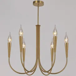 Потолочная люстра  IL0441-6P-79 BRASS VASE ILLUMICO