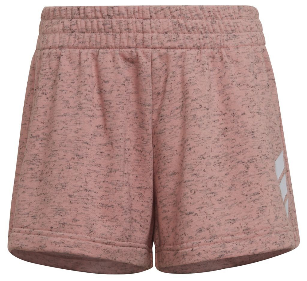 Шорты для девочки теннисные Adidas 3Bar Short - wonmau/white