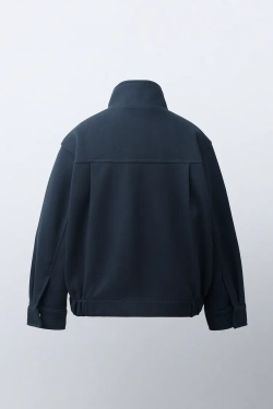ZARA БОМБЕР COMFORT, МОРСКОЙ СИНИЙ