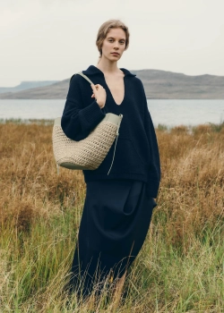 POLENE СУМКА CYME RAFFIA MINI , ПАСТЕЛЬНО-ЗЕЛЕНЫЙ
