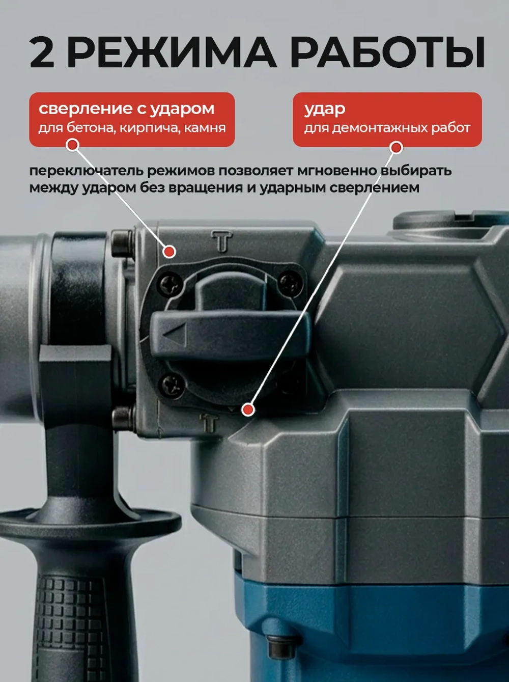 Перфоратор аккумуляторный6200 уд.мин PROFI бесщеточный