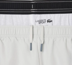 Мужские теннисные штаны Lacoste Sport Colour Block - grey/black/grey