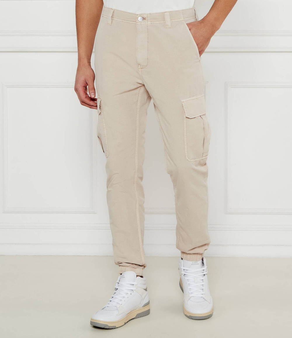 Брюки карго Tommy Jeans - бежевый(DM0DM20284)