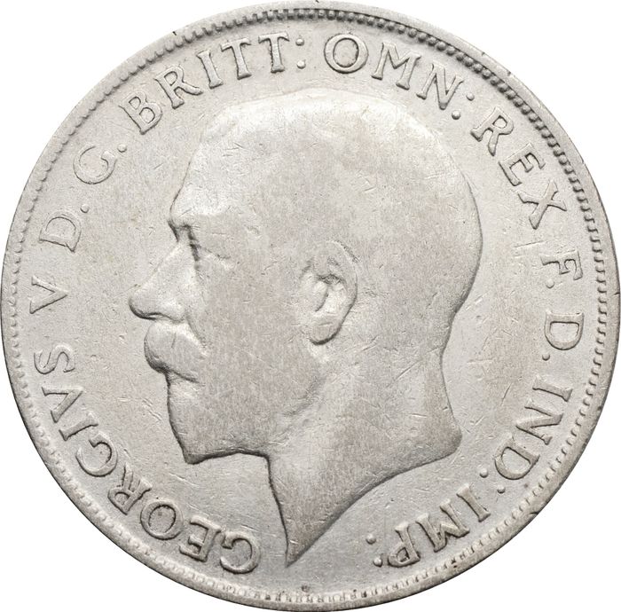 2 шиллинга (флорин) 1922 Великобритания VF