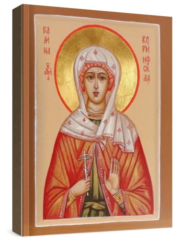Галина Коринфская (рукописная икона)