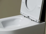 Унитаз подвесной Ceramicanova Амато (Amato) CN4013T торнадо, с сиденьем микролифт, белый