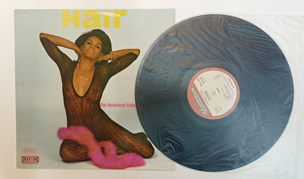 Винтажная виниловая пластинка LP The Boston Hair The American Tribal Love Rock Musical (France 1973)
