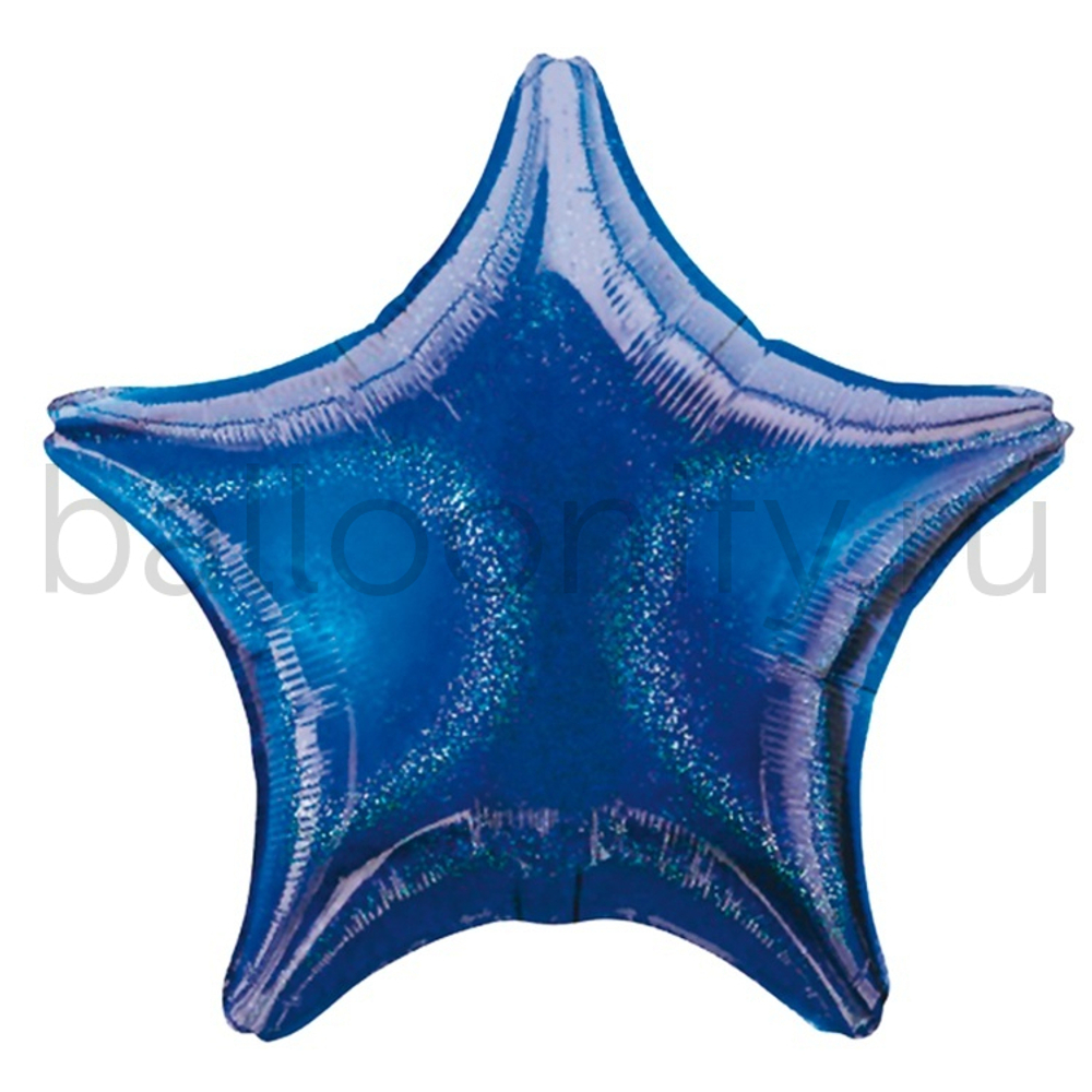 Фольгированная фигура, звезда, 19"/48СМ Blue
