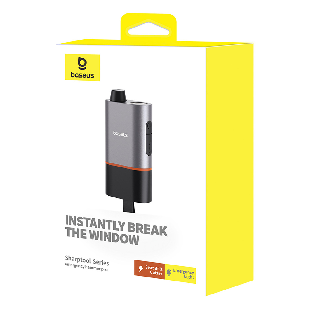 Автомобильный молоток Baseus SharpTool Series Emergency Hammer Pro