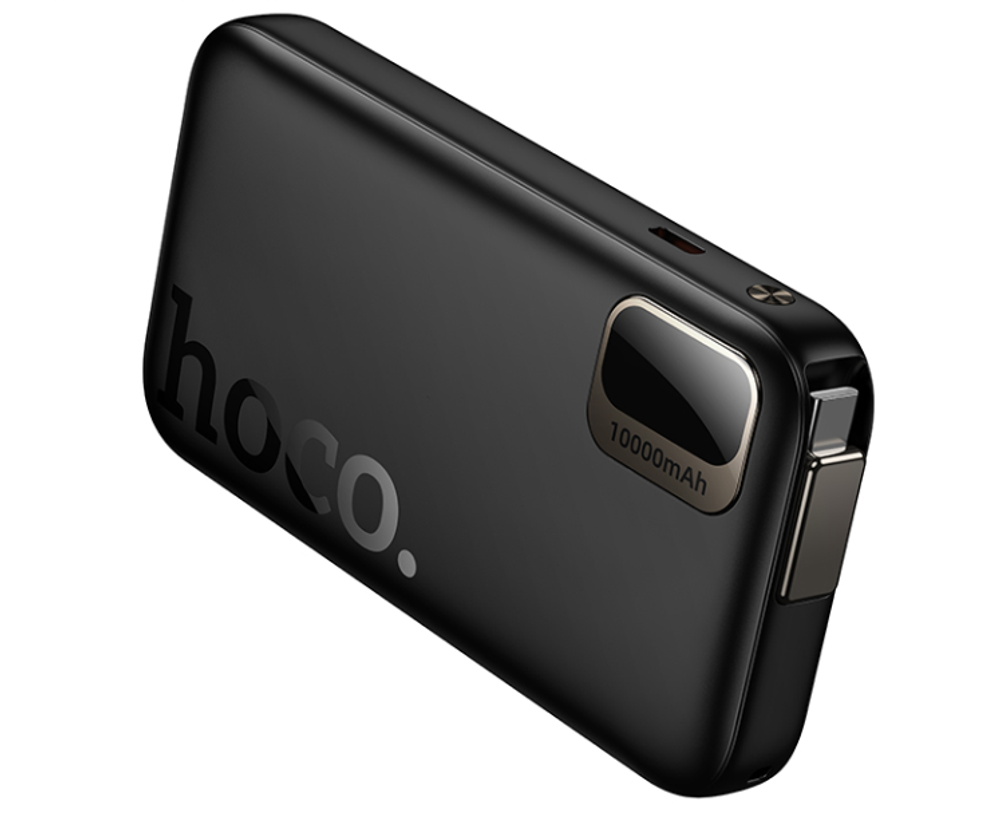 Powerbank Hoco Q51 10000mAh 1USB-C с проводом Type-C черный