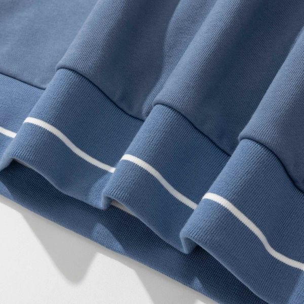 Толстовка Four Stripes Фиолетовый/Бежевый/Серый/Синий - фото 8