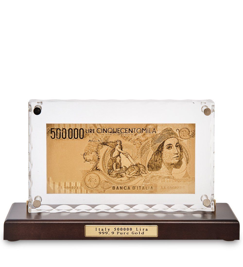 Gold Leaf HB-054 «Банкнота 500 000 ITL (лира) Италия»