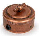 Выключатель ретро поворотный 2 кл. "Старая Медь" VINTAGE-BRASS 30201-3 / 2 группы света