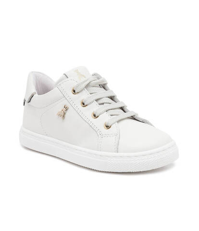 Кожаные кроссовки offwhite/platino vitello Patrizia Pepe - белый(JPP152)