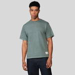 Футболка Alpha Industries Essential Relaxed Fit Tee Battlewash Deep Forest (Тёмно-зелёный)