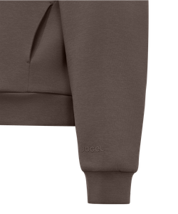 Худи на молнии JOGEL 360 Soft Zip Hoodie W Relaxed Fit, коричневый