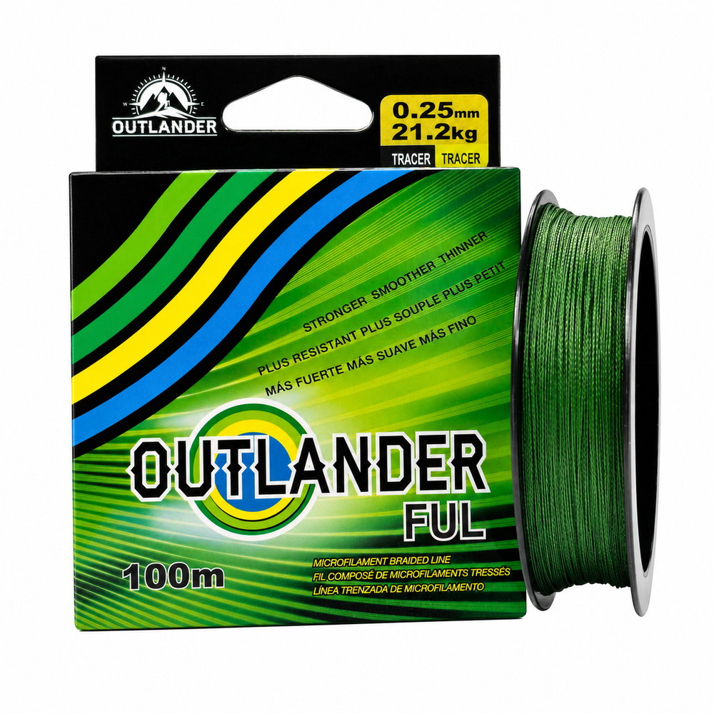 Шнур плетеный для рыбалки OUTLANDER - 75м. 0.14 (уп/10шт)