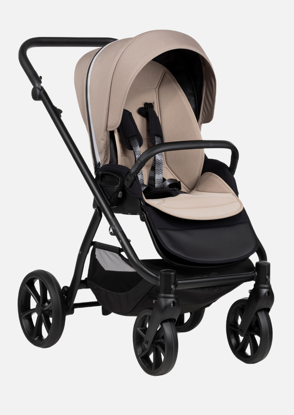Детская коляска Noordi Fjordi Essential V2 2027 Серо-коричневый/ Taupe