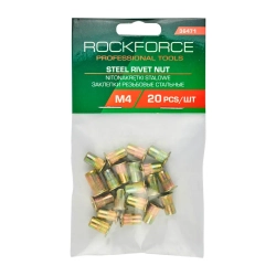 Заклепки резьбовые стальные М4 (20шт./к-т) RockFORCE RF-36471