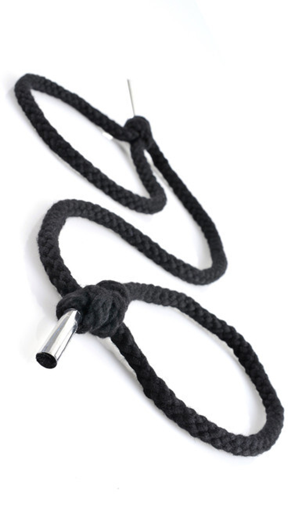 Набор для бондажа "Beginners Silk Rope Black" (Цвет: черный)