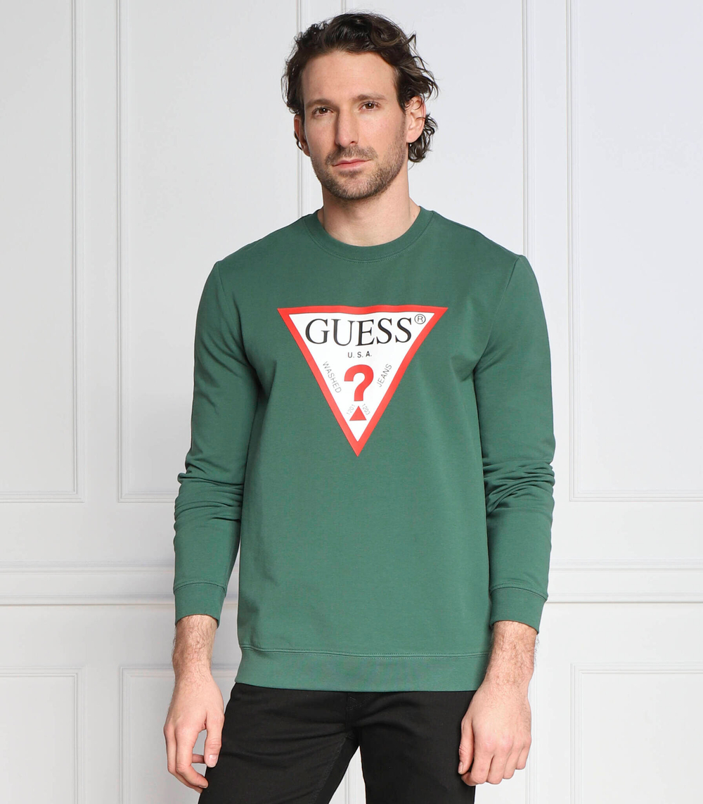 Худи audley GUESS - зеленый(M2YQ37 K6ZS1)