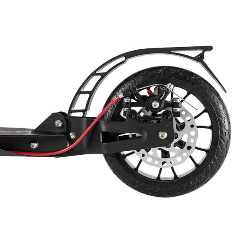 Самокат Tech Team City scooter Disk Brake, черно-красный 2022