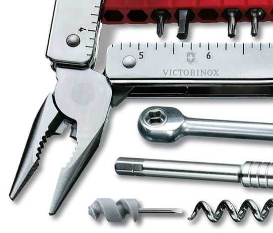 Многофункц. инстр.-т VictorinoxМод. SwissTool X Plus Ratchet (115мм)(чехол: нейлон) - 39 функций