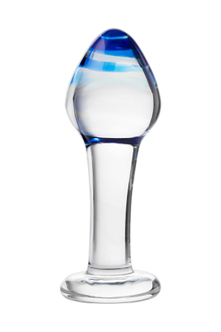 Анальная втулка Sexus Glass, стекло, 11,5 см, Ø 4 см