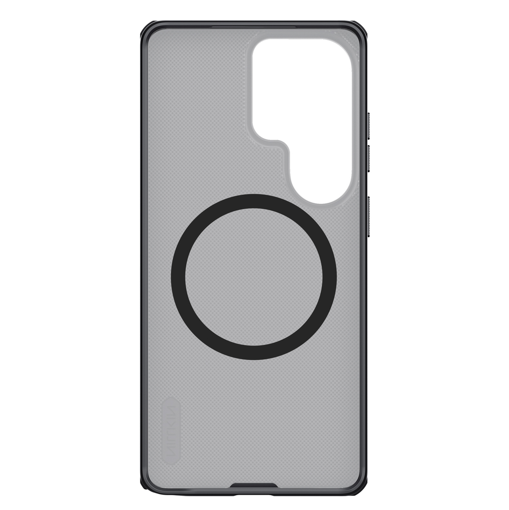 Чехол серый тонированный c MagSafe для Samsung Galaxy S26 Ultra, серия Super Frosted Shield Pro Magnetic (Clear version) от Nillkin