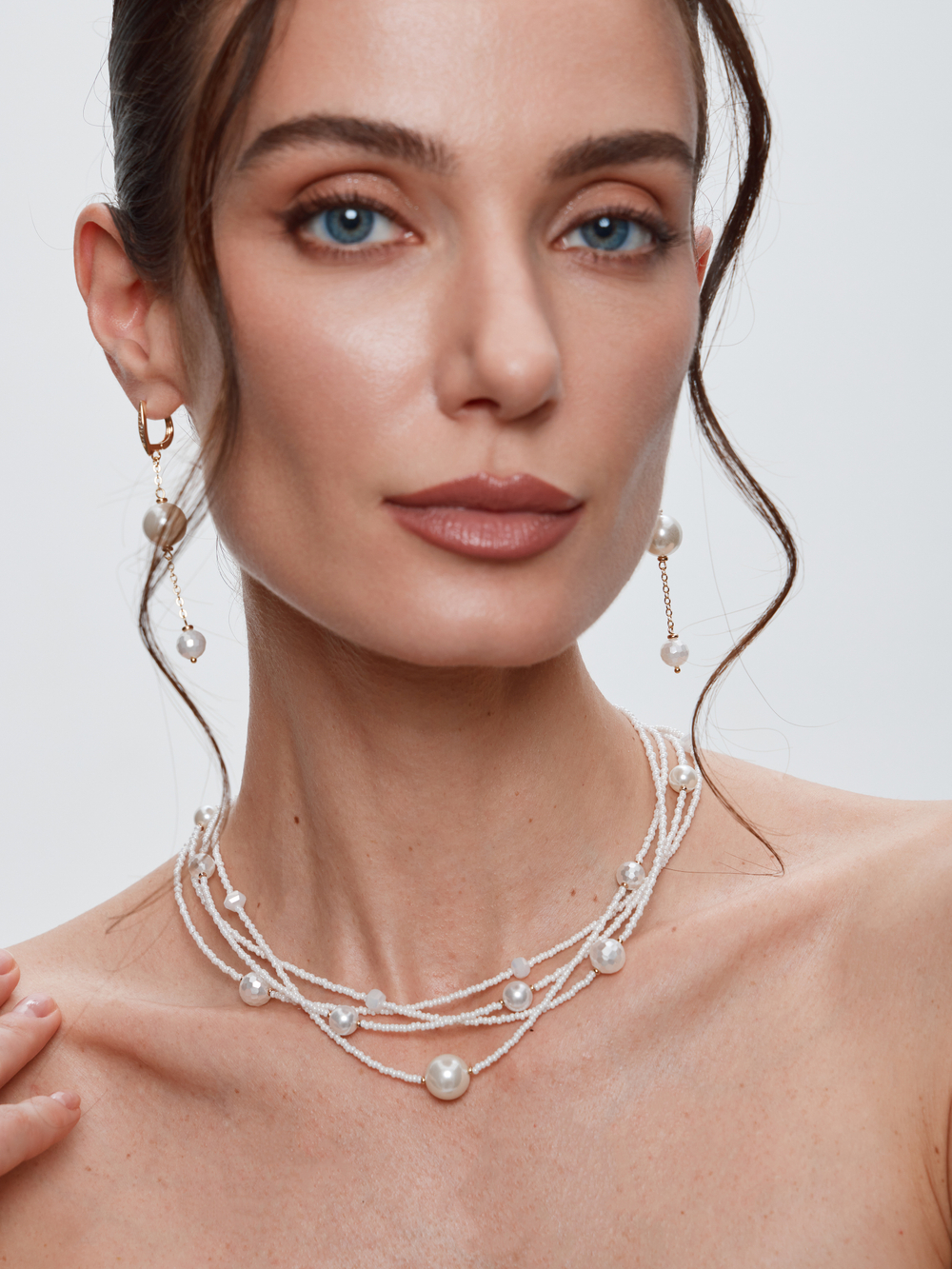 91004386 Колье Selena Pearls