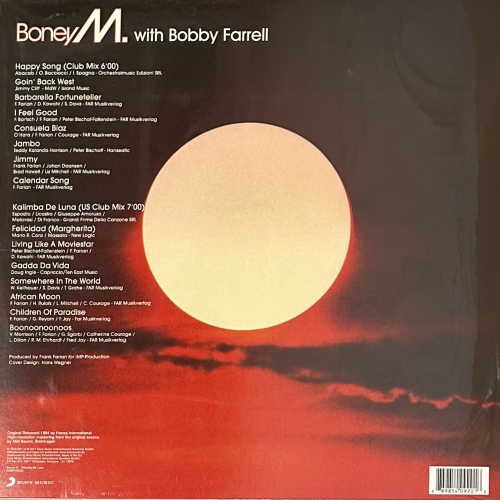 Boney M. - Kalimba De Luna (Европа 2017г.)