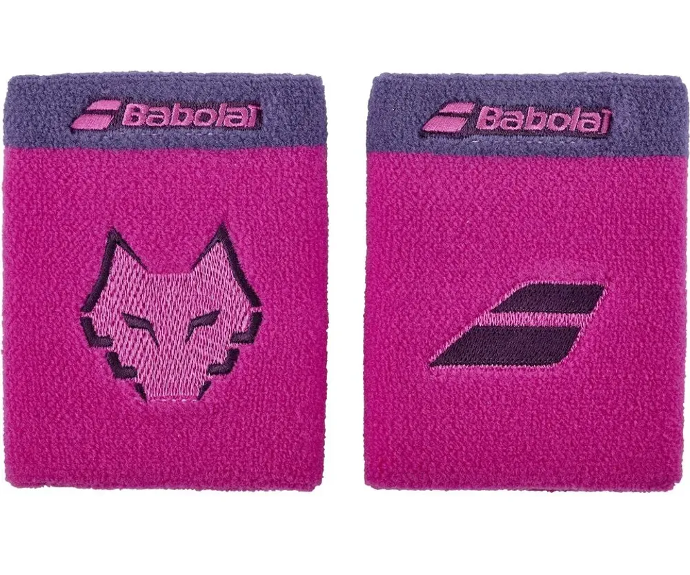 Напульсник теннисный Babolat Terry Jumbo Wristband J. Lebron 2P - raspberry