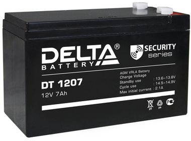 Аккумулятор Delta DT 1207 ( 12V 7Ah / 12В 7Ач ) - фотография