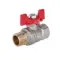 Кран шаровый ROMMER Н-В 1/2" бабочка полнопроходной 38837