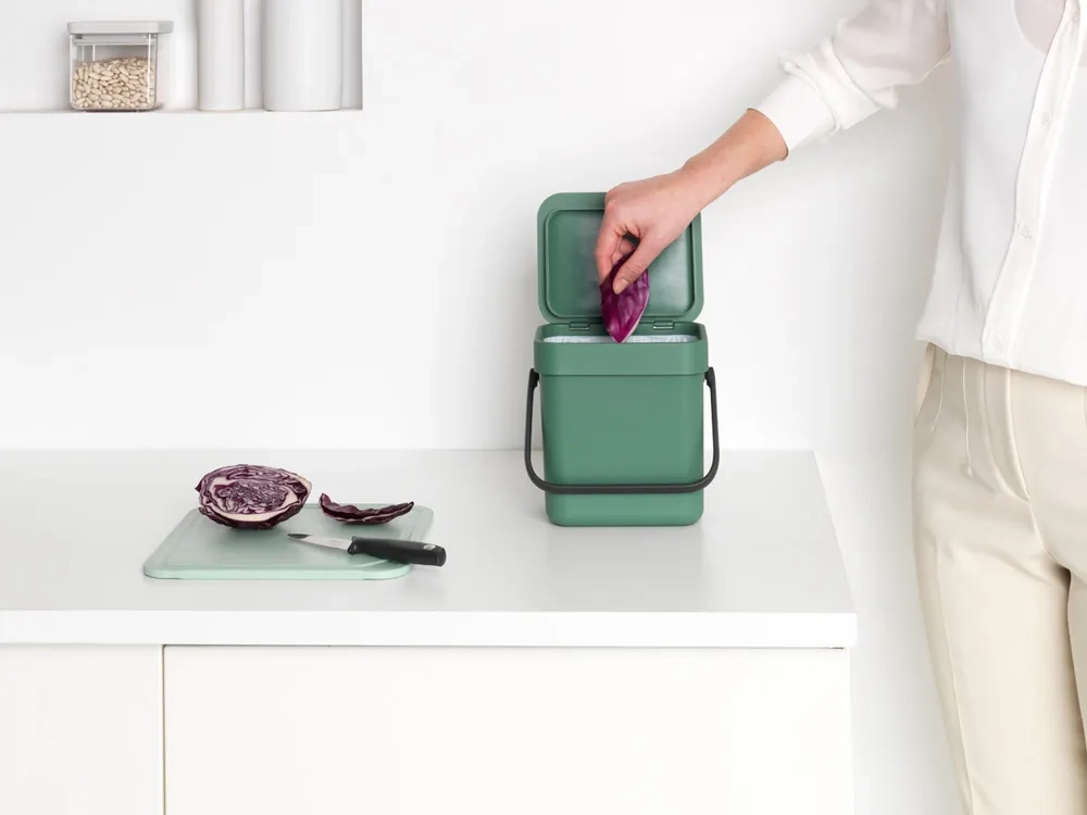 Brabantia Контейнер для мусора Sort & Go 3л зеленый EAN 8710755129865