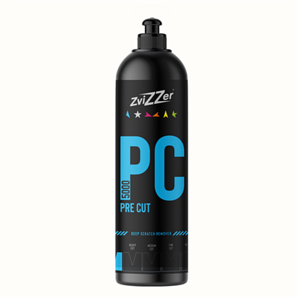 ZviZZer  Pre Cut 5000  Высокоабразивная полировальная пастадля удаления очень глубоких царапин, 750 мл PC 5000 Pre Cut