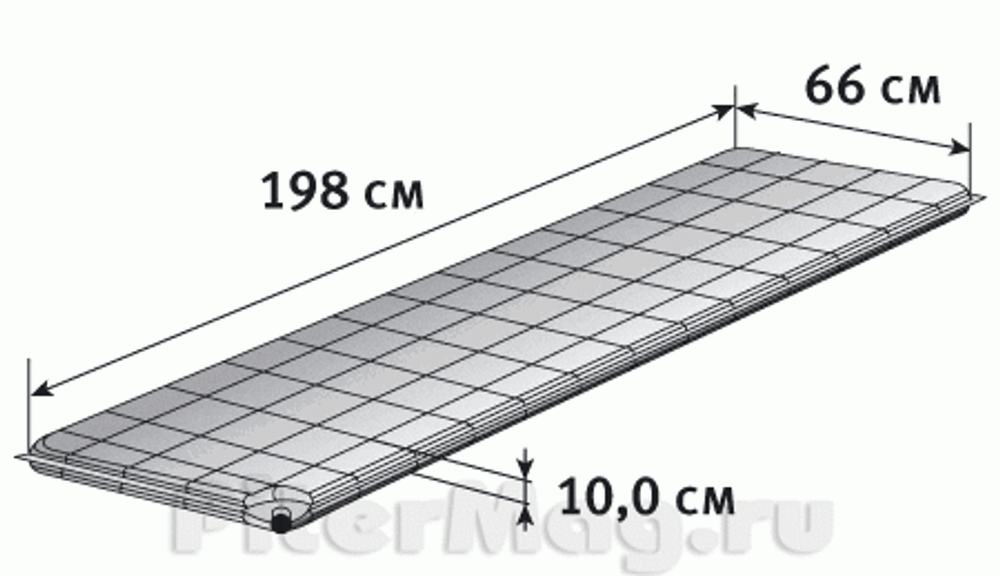 Коврик Alexika Comfort Plus 198x66x10