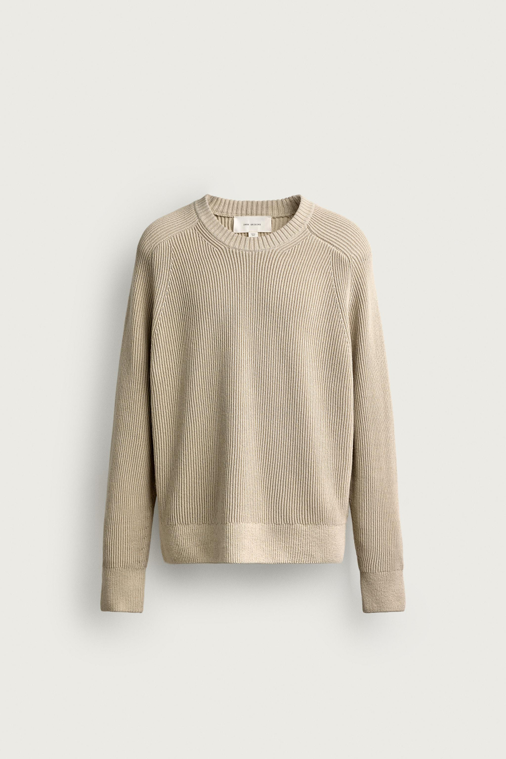 СВИТЕР КЛАССИЧЕСКОГО КРОЯ ИЗ 100% ХЛОПКА — ZARA