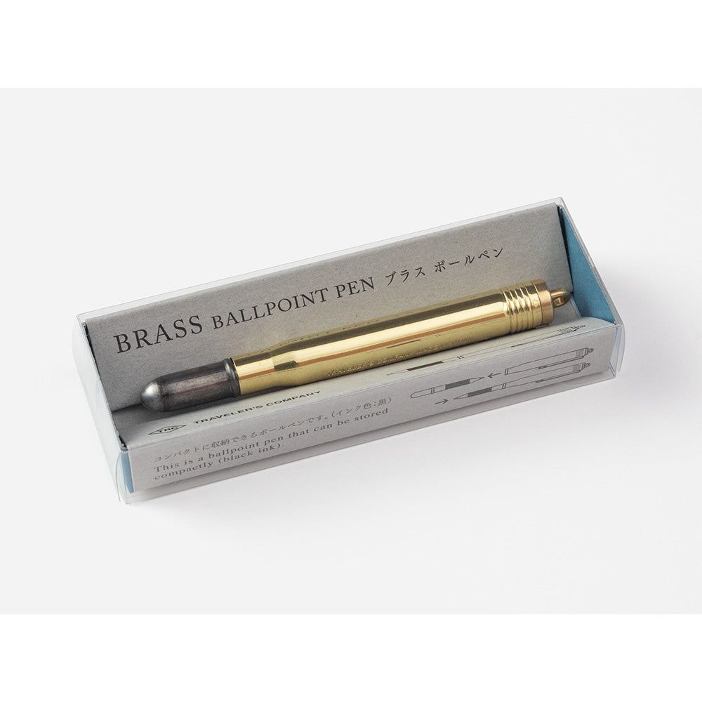 Шариковая ручка Traveler's Company - Brass Ballpoint Pen "Пуля" (36726-006) 3