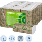 Полотенца бумажные д/дисп FocusEco 1сл 200л 15пач/уп_5083743/50202904_п/э
