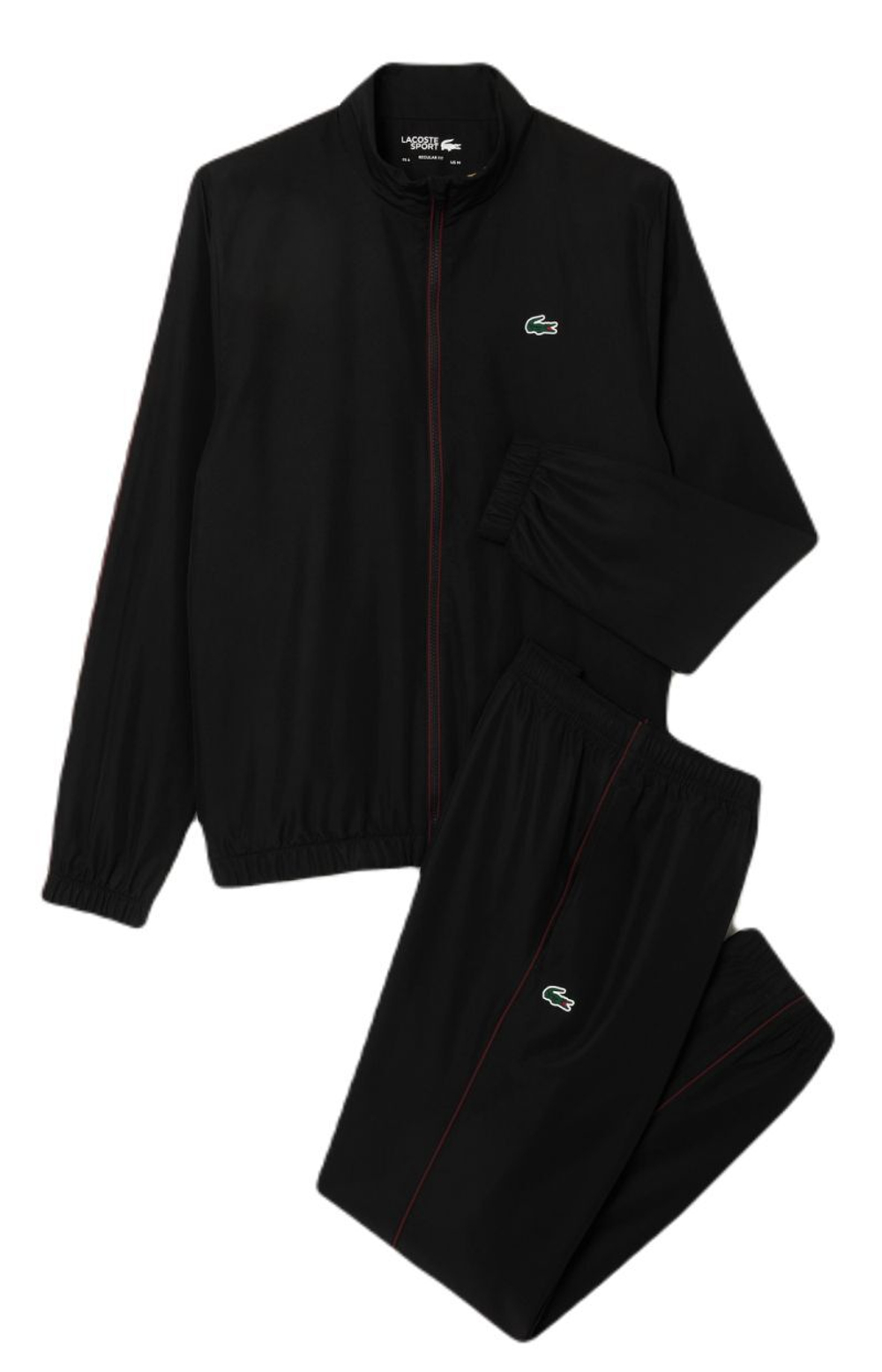 Мужской теннисный костюм Lacoste Set - черный