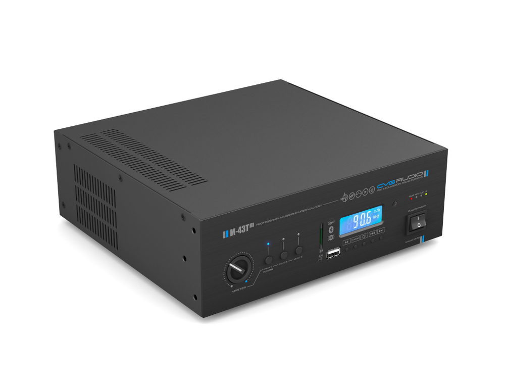 CVGAUDIO M-43Tm профессиональный микшер-усилитель, 40W/100V