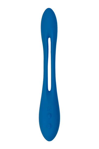 Многофункциональный стимулятор для пар Satisfyer Elastic Game синий 19,5 см