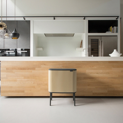 Мусорный бак Bo Touch Bin 3x11л Brabantia Минерально-золотой